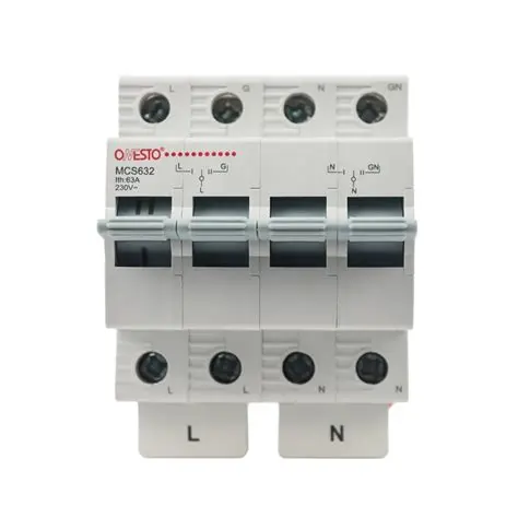 Breaker Onesto ChangeOver 63A 2P Din Rail