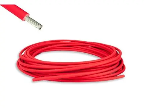 Cable PV Solar  Red 4mm
