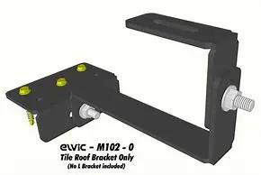 Elvic Tile Roof Bracket With Clamp