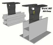 Elvic Universal Mid Clamp (30/35/40mm Panels)