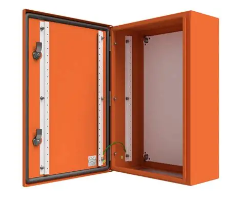 800x600x250 Orange Steel Enclosure