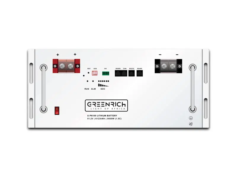 Greenrich UP6100 Lithium Battery (1.5C Battery, 6.1KWH,9KW)