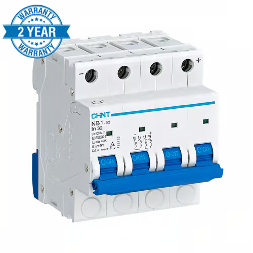 [NB1-63-4P-C50-06] Breaker CHINT 6kA 4P 50A  C-Curve